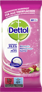 Dettol Allzweck-Reinigungs-Tücher Granatapfel & Limette