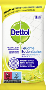 Dettol Feuchte Bodenreinigungs-Tücher Zitrone & Limette