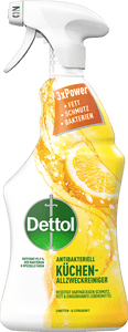 Dettol Antibactérien Nettoyant tout Usage pour la Cuisine Senteur Citron & Citron Vert