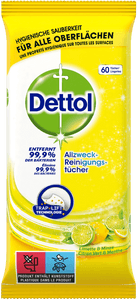 Dettol Allzweck-Reinigungs-Tücher Limette & Minze